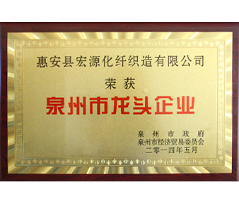 Quanzhou leading enterprises in 201405 